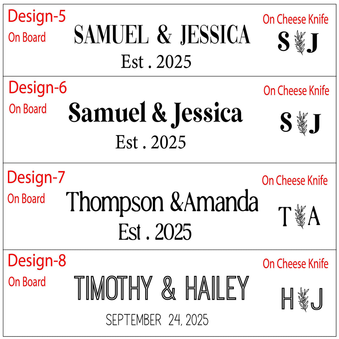 Personalized Marble and Wood Charcuterie Board Set with Knives – Custom Engraved Cheese Board Wedding, Anniversary, or Housewarming Gift