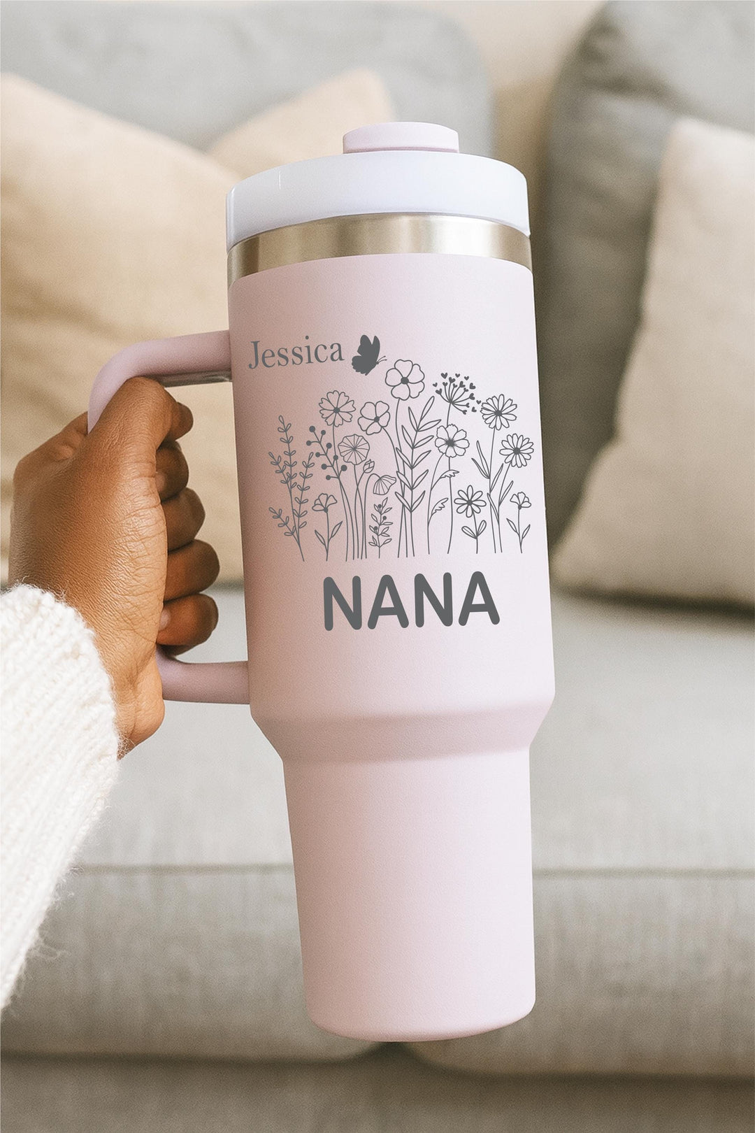 Personalized grandma gift from Grandkids – Christmas gift– Mother’s Day, Gigi&nbsp;Birthday Gift for Nana