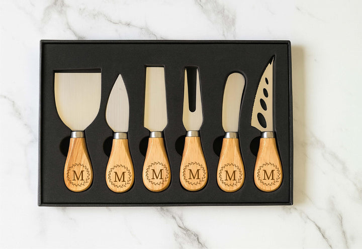 Personalized Cheese Knife Set - Wedding & Anniversary Gift