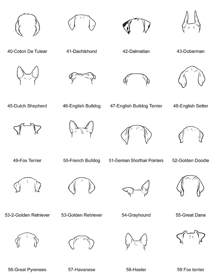 Personalized Dog ear Ornament, Custom Pet Name Christmas Keepsake, Dog Memorial Gift for Pet&nbsp;Lovers Keepsake