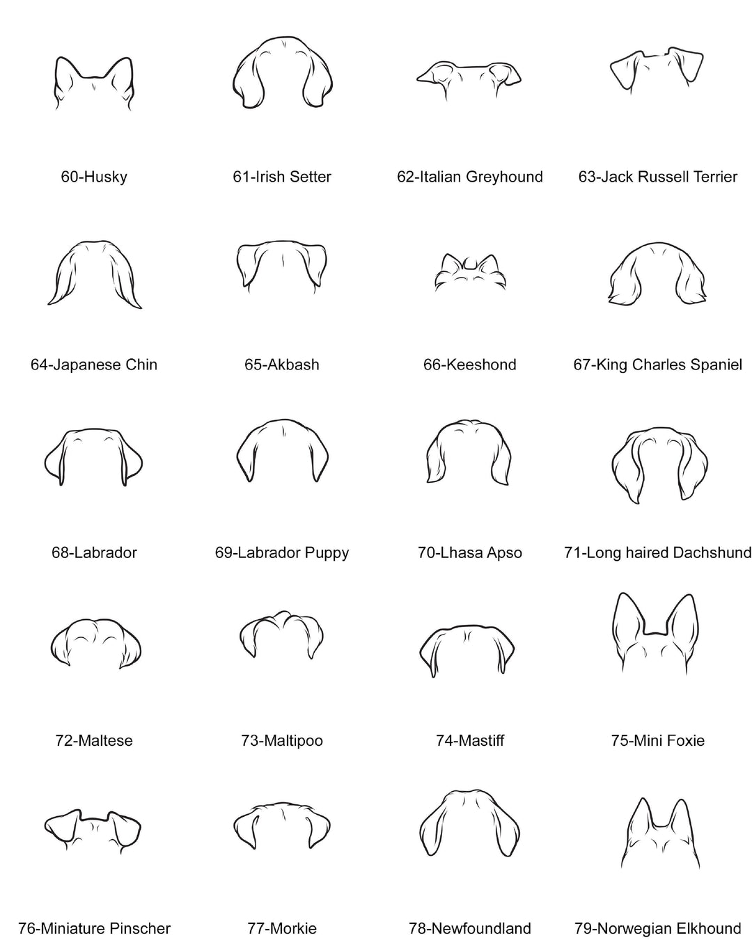 Personalized Dog ear Ornament, Custom Pet Name Christmas Keepsake, Dog Memorial Gift for Pet&nbsp;Lovers Keepsake