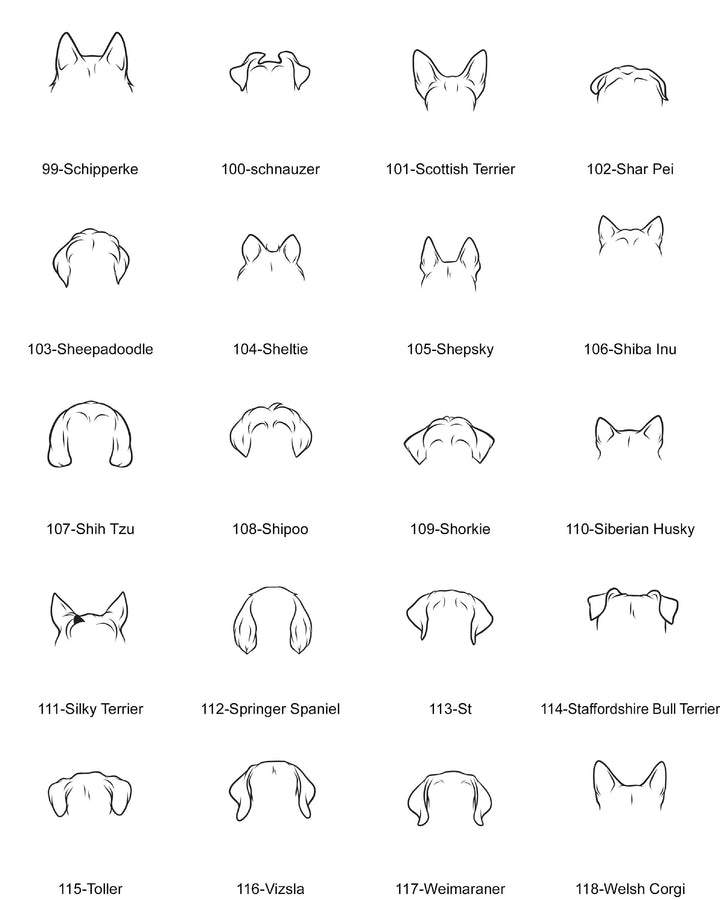 Personalized Dog ear Ornament, Custom Pet Name Christmas Keepsake, Dog Memorial Gift for Pet&nbsp;Lovers Keepsake