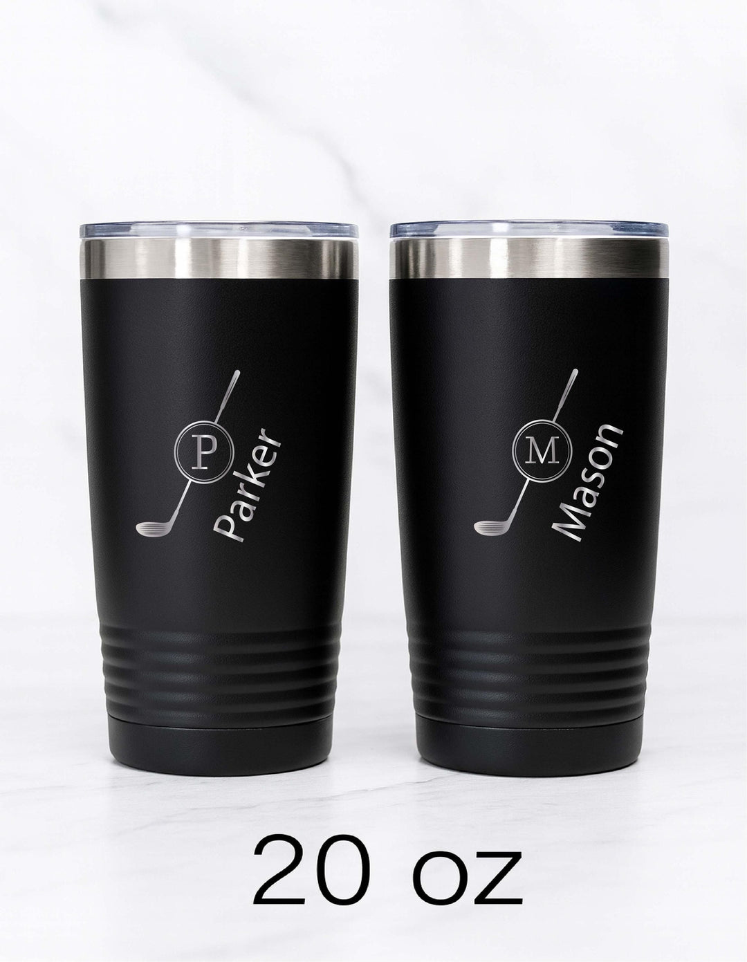 Personalized Golf Tumbler Custom men Christmas gift 20oz &amp; 30oz Stainless Cup Golf Gift for Men, Dad, Coach, or Groomsmen