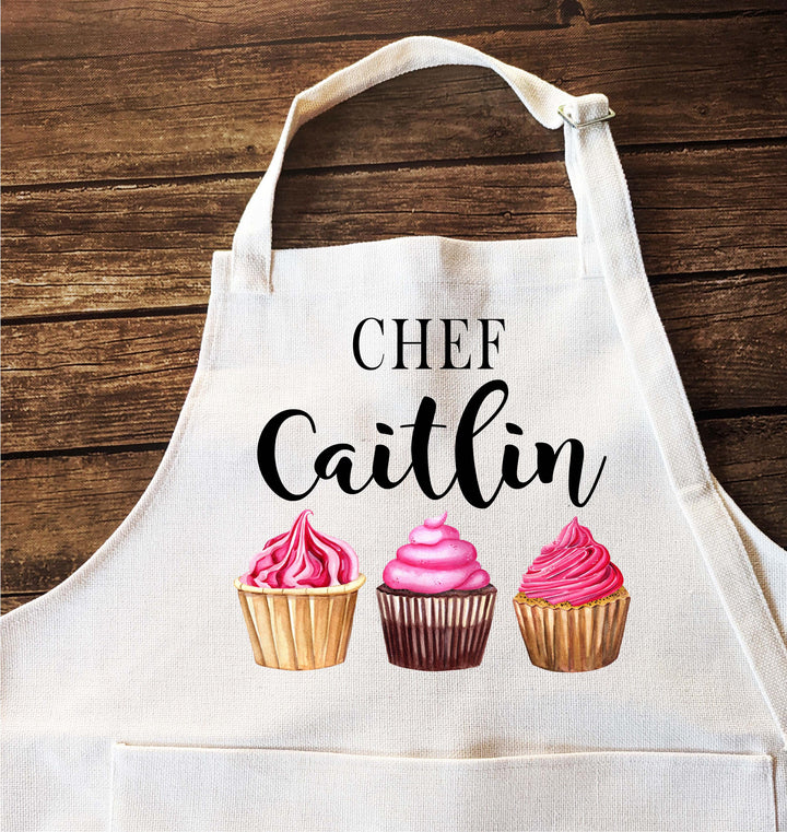 Personalized Family Apron Set for Adults & Kids