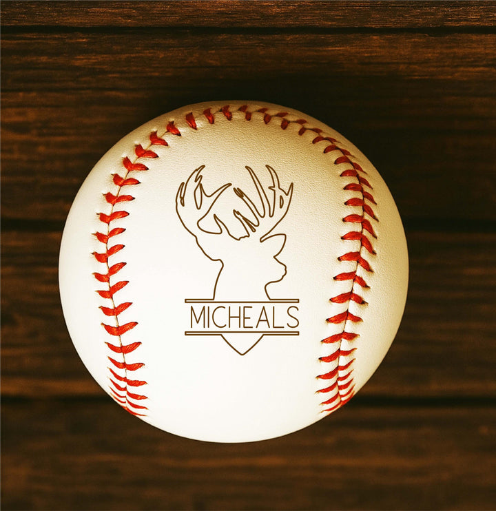 Custom First Christmas baseball Keepsake Wedding favors Newly weds&nbsp;Family Name&nbsp;gift from in laws