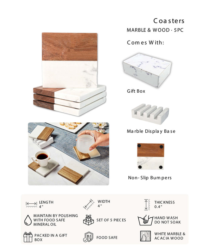 Engraved Family Name Gift | Custom Monogram Coasters | Wedding, Realtor, or New Home Gift