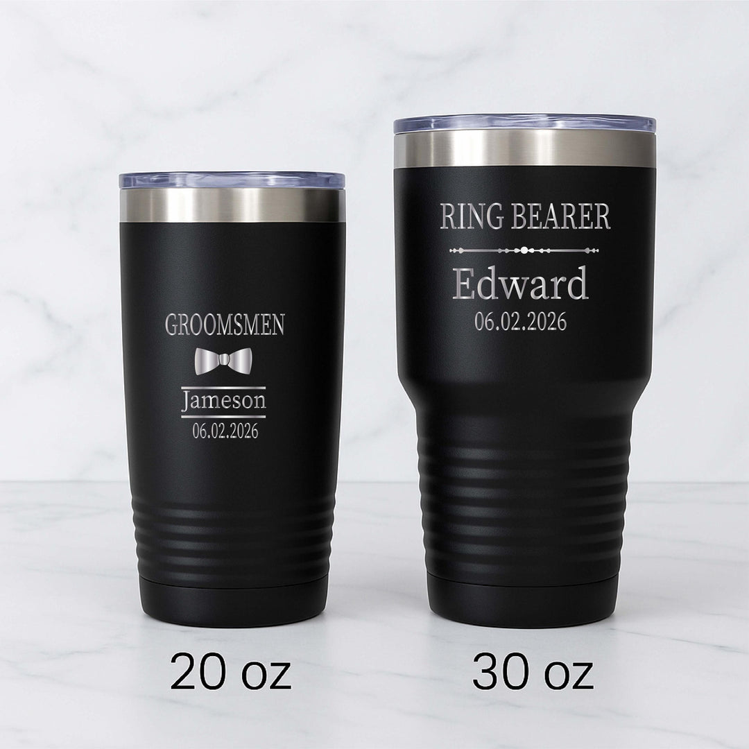 Custom&nbsp;Christmas gift Tumbler for Men Personalized 20oz &amp; 30oz insulated Cup Groomsmen, Dad, Hunter, or Boater Gift