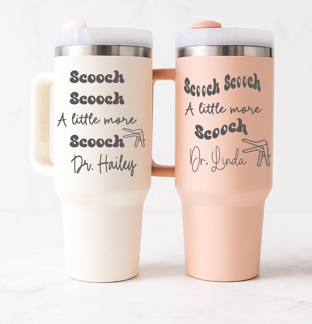 Personalized OBGYN doctor tumbler with handle Gynecology Nurse Appreciation Gift
