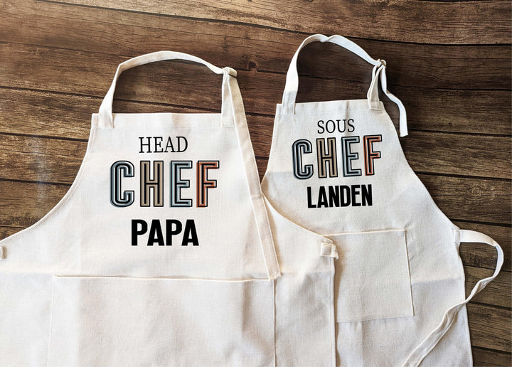 Personalized chef apron for kids Christmas baking gift Birthday for grandkids Niece holiday present