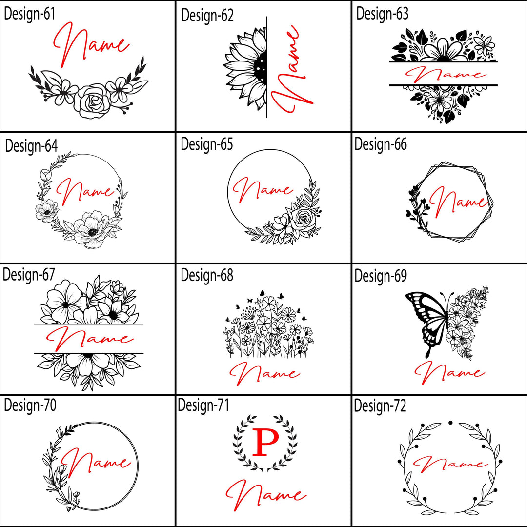 Custom name tumbler Christmas gift for her Birth flower tumbler 40 oz with handle