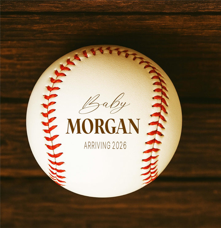 Pregnancy announcement gift with Baby name reveal to family Custom Baby name Announcement