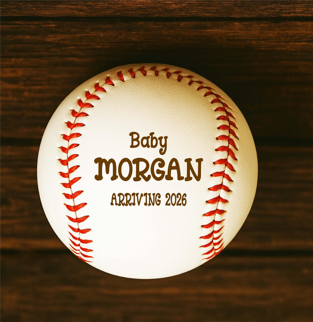 Pregnancy announcement gift with Baby name reveal to family Custom Baby name Announcement