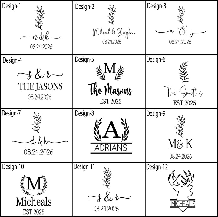 Custom First Christmas baseball Keepsake Wedding favors Newly weds&nbsp;Family Name&nbsp;gift from in laws