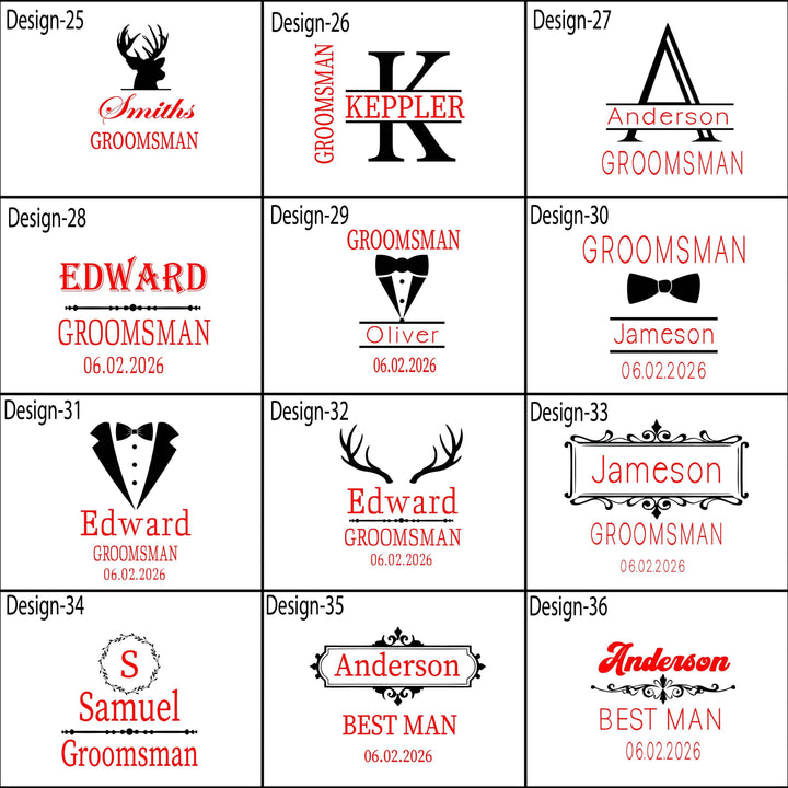 Custom Groomsmen Gift or Best Man Proposal Wedding Groomsmen&nbsp;Gifts