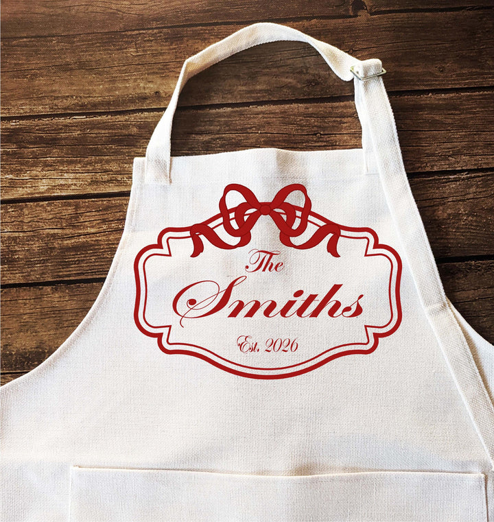 Personalized Couple Apron valentine gift for her,&nbsp;Wedding Gift for newly weds