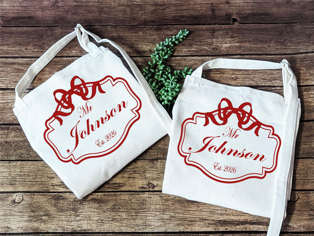 Personalized Couple Apron valentine gift for her,&nbsp;Wedding Gift for newly weds
