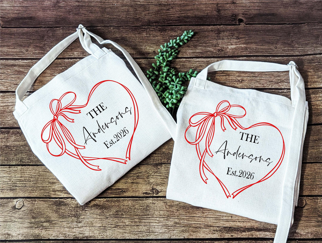 Personalized Valentine couple matching gift apron wedding gift for newly weds Bridal shower gift