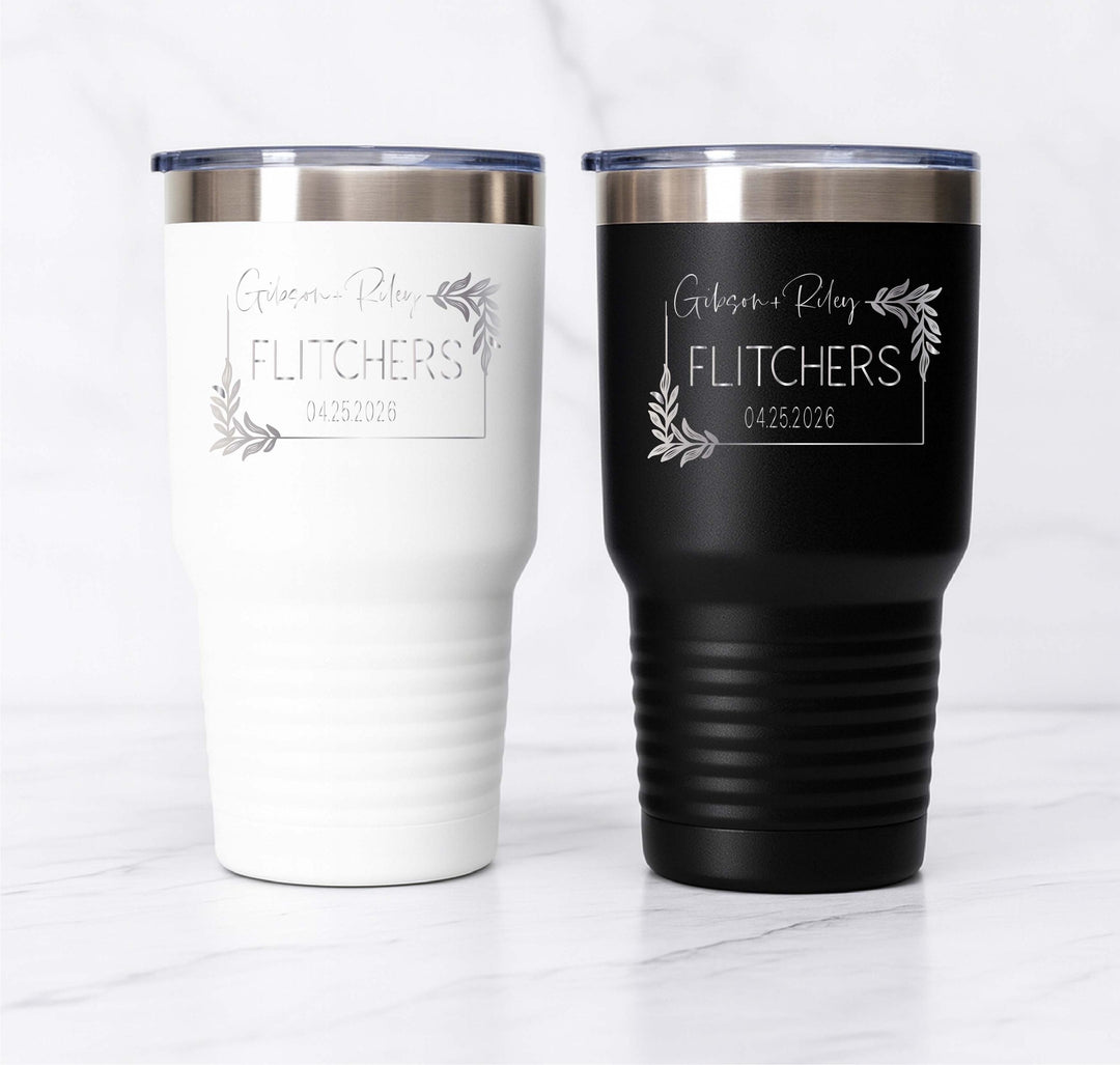 Personalized Couple name initial gift for wedding Gift for daughter in law Engraved cups