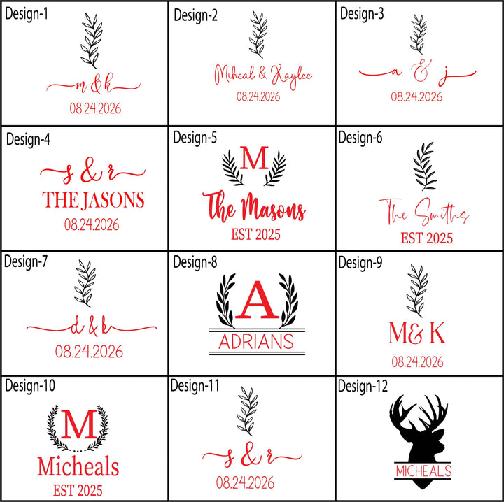 Personalized Mr And Mrs glass Mug, Wedding Couple Gifts, Newlywed Coffee Cup, Wedding Party Present