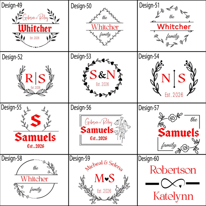 Personalized wedding Gift Couple name initial Engraved cups