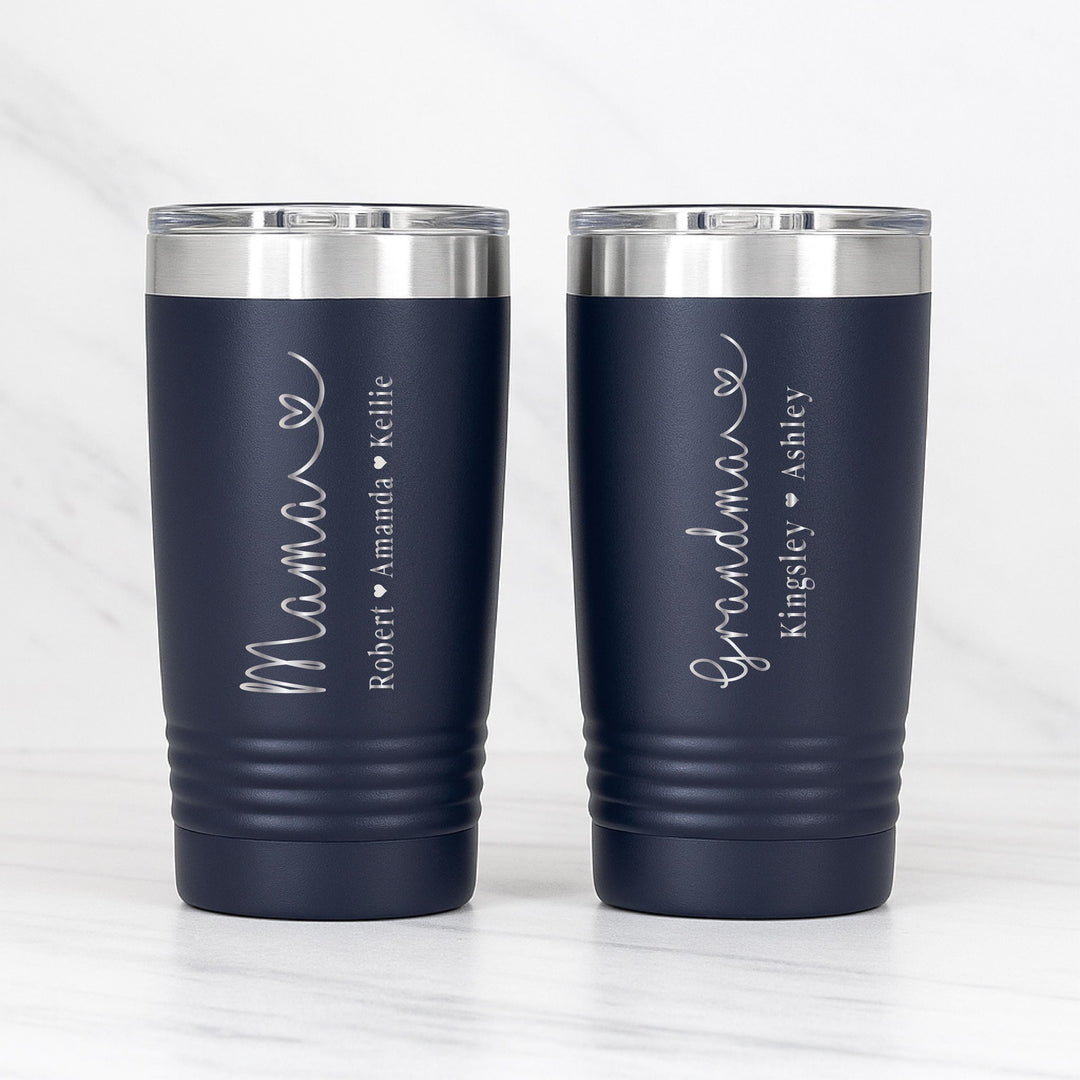 Mothers day gift for Mom with kids name tumbler mothers day gift from daughter gift from grandkids