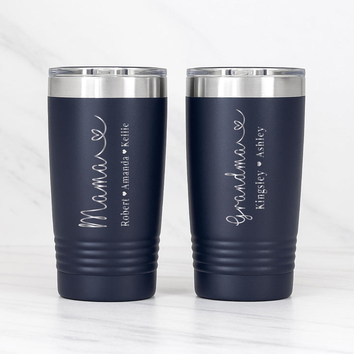 Mothers day gift for Mom with kids name tumbler mothers day gift from daughter gift from grandkids