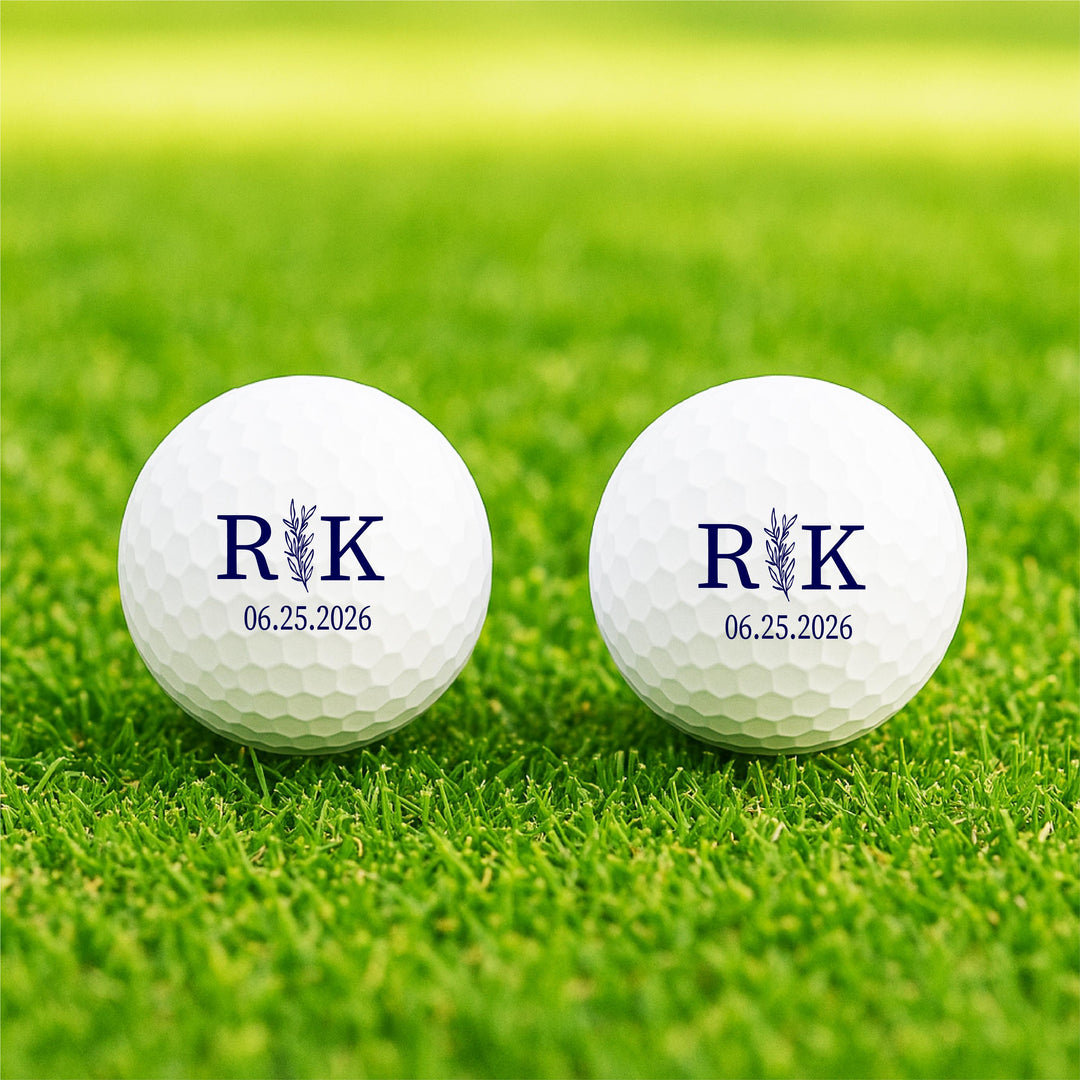 Personalized Wedding Favor Golf Balls Custom Guest Favors with Names, Date&nbsp;Monogram&nbsp;Unique Reception Gift for Bride Groom Guests
