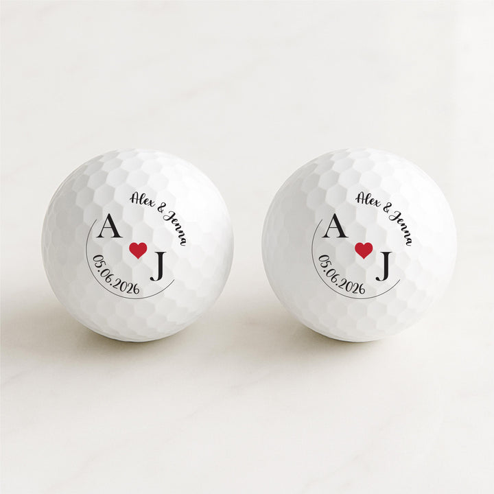 Custom Wedding Favor Golf Balls Custom Guest Favors with Names, Date&nbsp;Monogram&nbsp;Unique Reception Gift for Bride Groom Guests