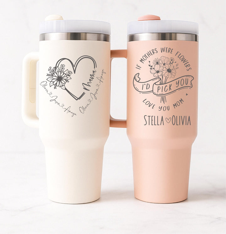 Custom mom gift cup with kids name Mothers day gift for grandma Nana Mimi birthday gift