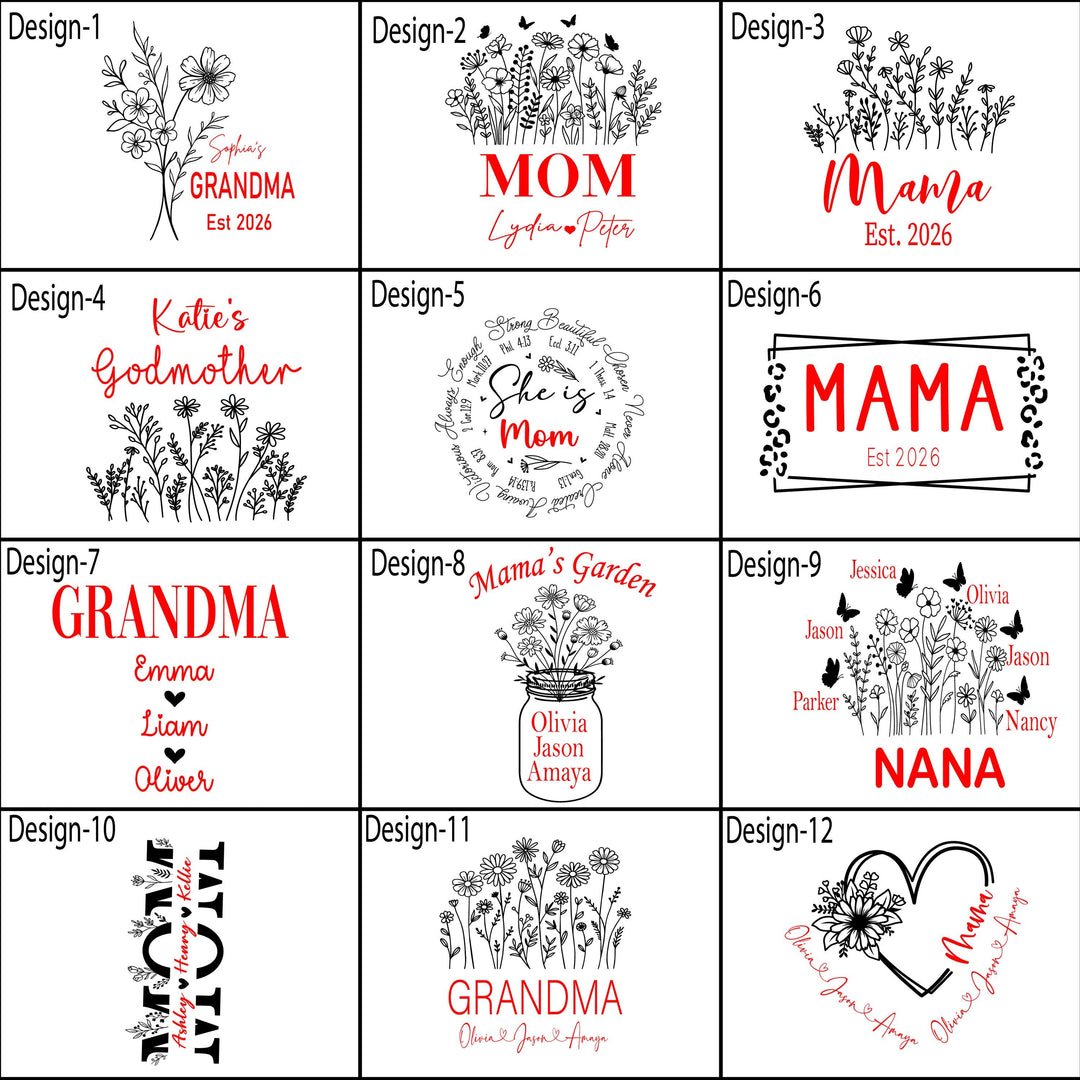 Custom mom gift cup with kids name Mothers day gift for grandma Nana Mimi birthday gift