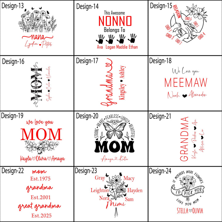 Custom mom gift cup with kids name Mothers day gift for grandma Nana Mimi birthday gift