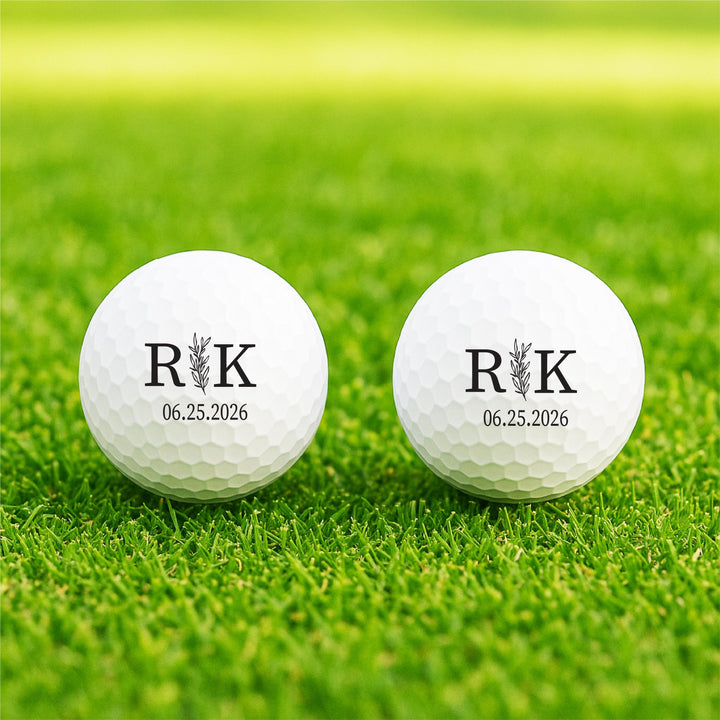 Personalized Wedding Favor Golf Balls Custom Guest Favors with Names, Date&nbsp;Monogram&nbsp;Unique Reception Gift for Bride Groom Guests