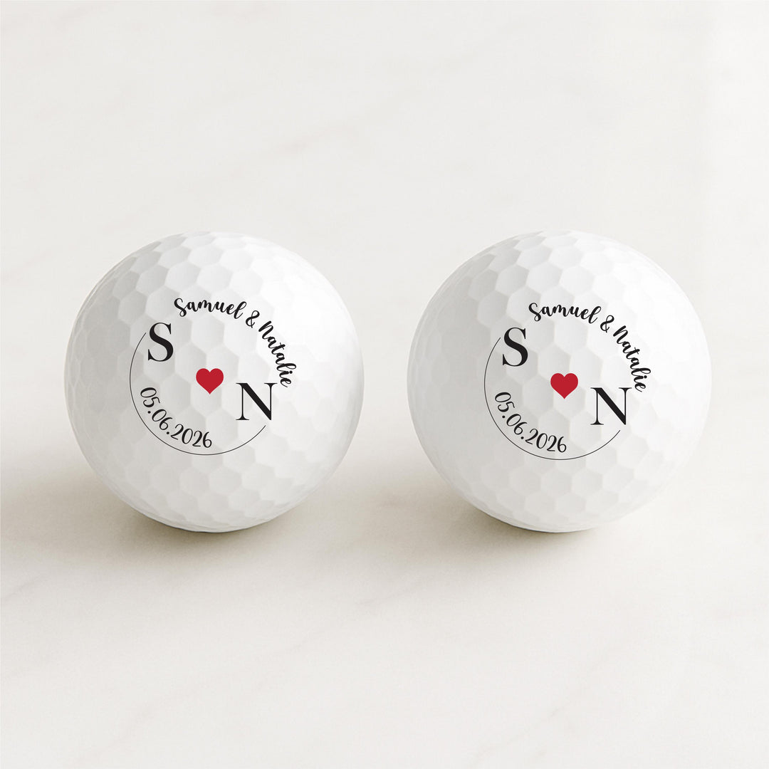 Custom Wedding Favor Golf Balls Custom Guest Favors with Names, Date&nbsp;Monogram&nbsp;Unique Reception Gift for Bride Groom Guests
