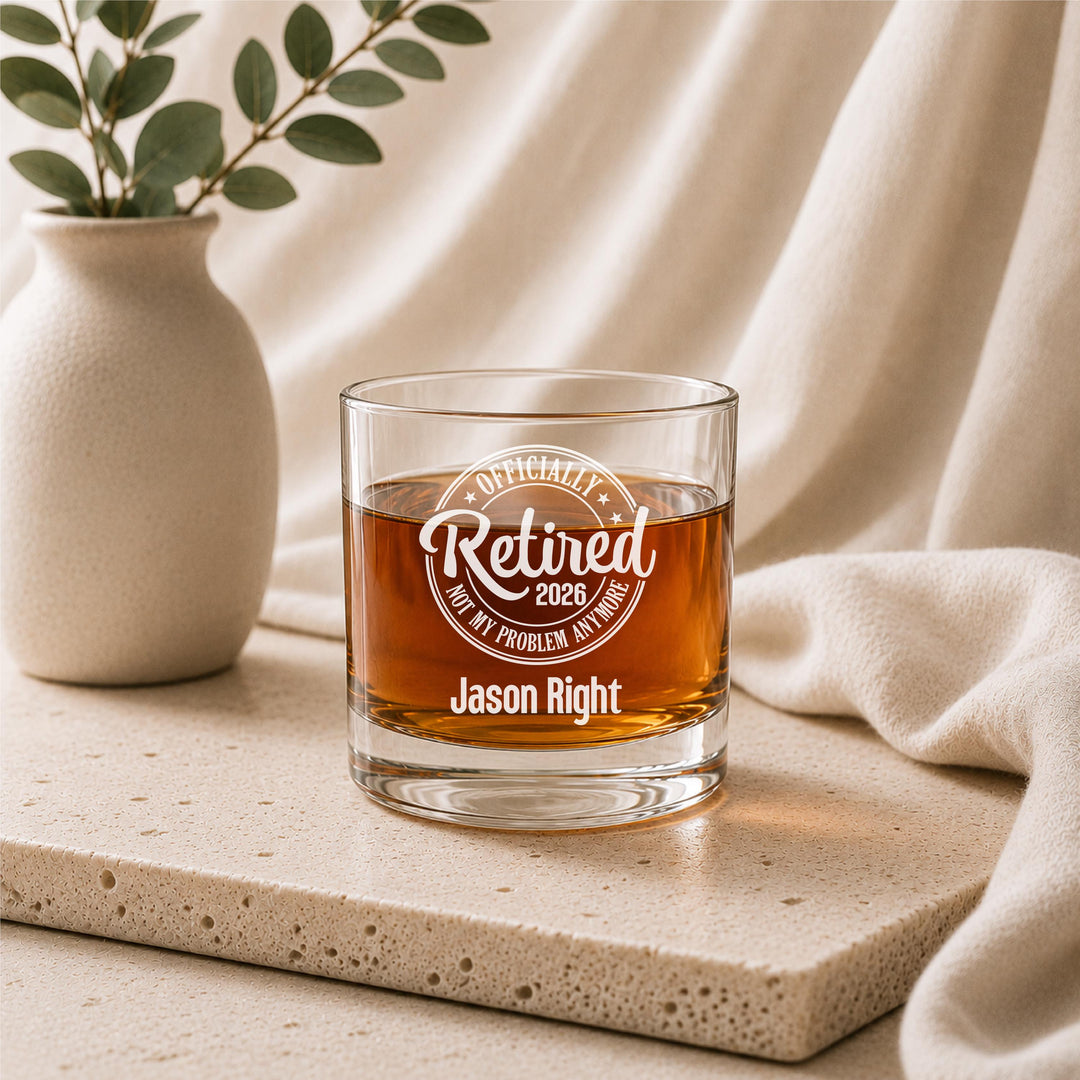 Custom Retirement gift for Men Dad Coworker Boss not my problem grandpa Retirement cup Coworker gift