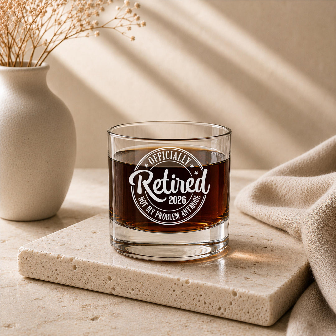 Custom Retirement gift for Men Dad Coworker Boss not my problem grandpa Retirement cup Coworker gift