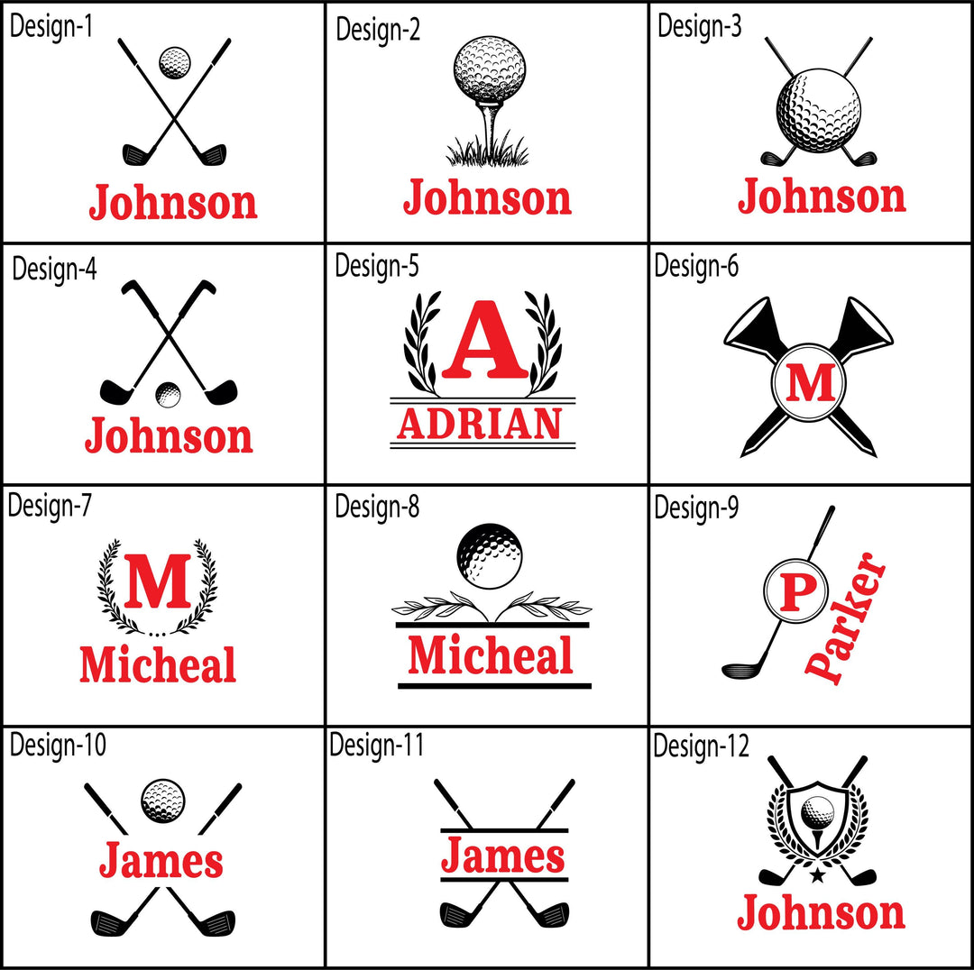 Personalized Golf Ball, Custom Golf Gift for Men, Monogram Golf Ball, Golf Lover Gift, Gift for Dad, Groomsmen Gift, Custom Name Golf Ball