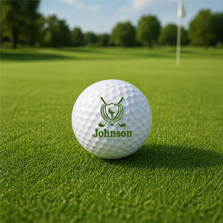 Personalized Golf Ball, Custom Golf Gift for Men, Monogram Golf Ball, Golf Lover Gift, Gift for Dad, Groomsmen Gift, Custom Name Golf Ball