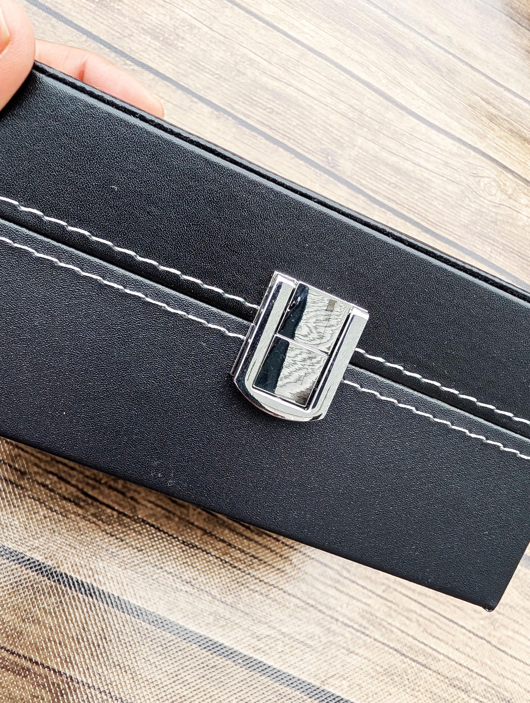 Personalized Watch Box for Men, Custom Engraved Watch Case, Watch Organizer, Husband Boyfriend Dad Gift, Anniversary Groomsmen Gift