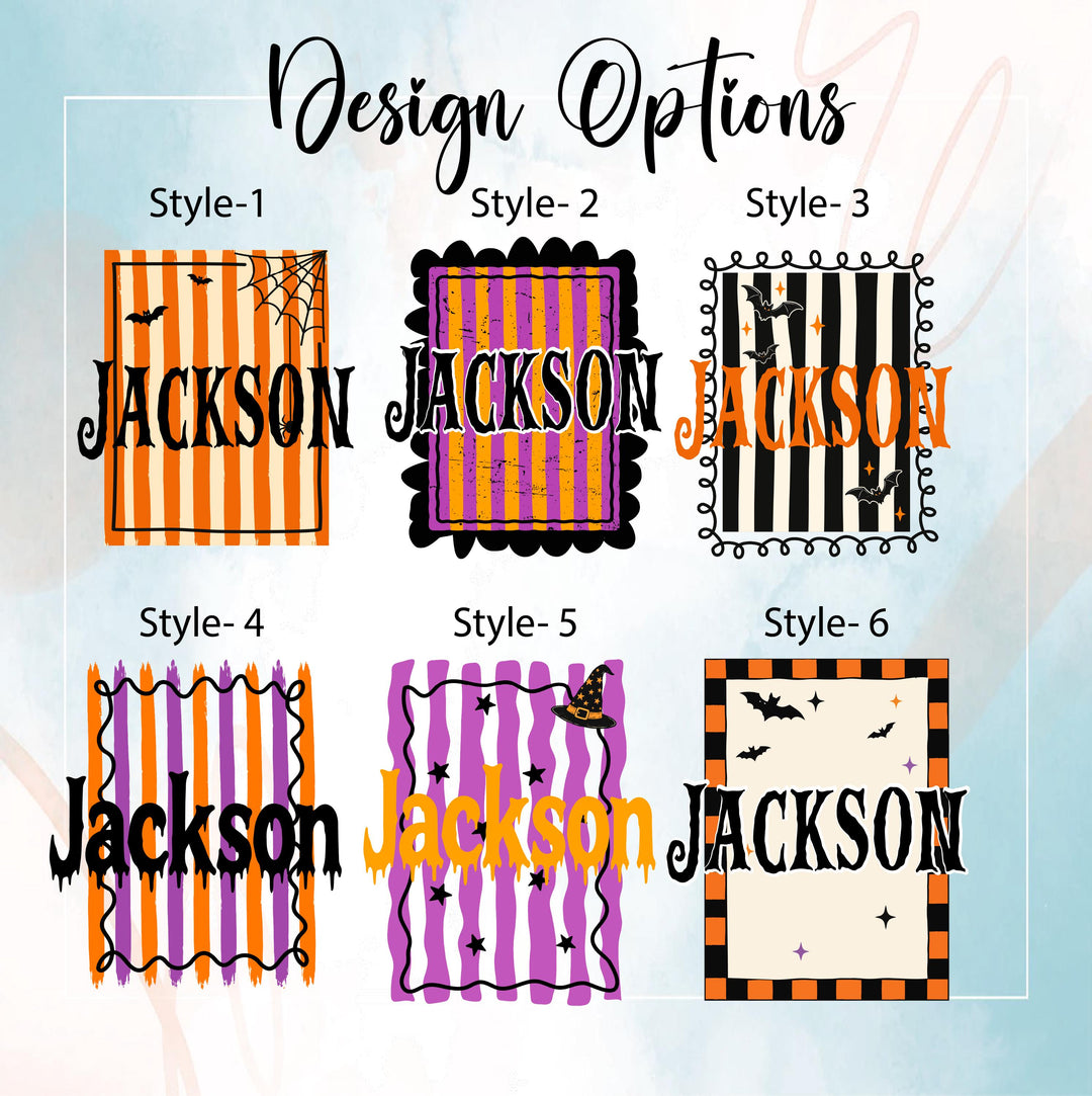 Personalized Halloween Trick or Treat Bag for Kids, Custom Name Candy Bag, Halloween Tote Bag, Kids Trick or Treat Basket, Halloween Gift