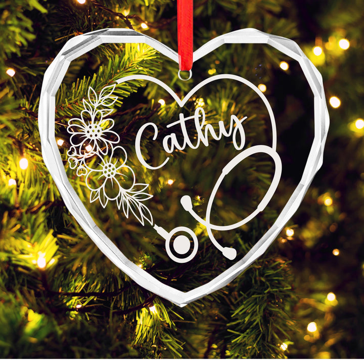 Personalized Nurse Ornament – Custom Name Graduation Keepsake