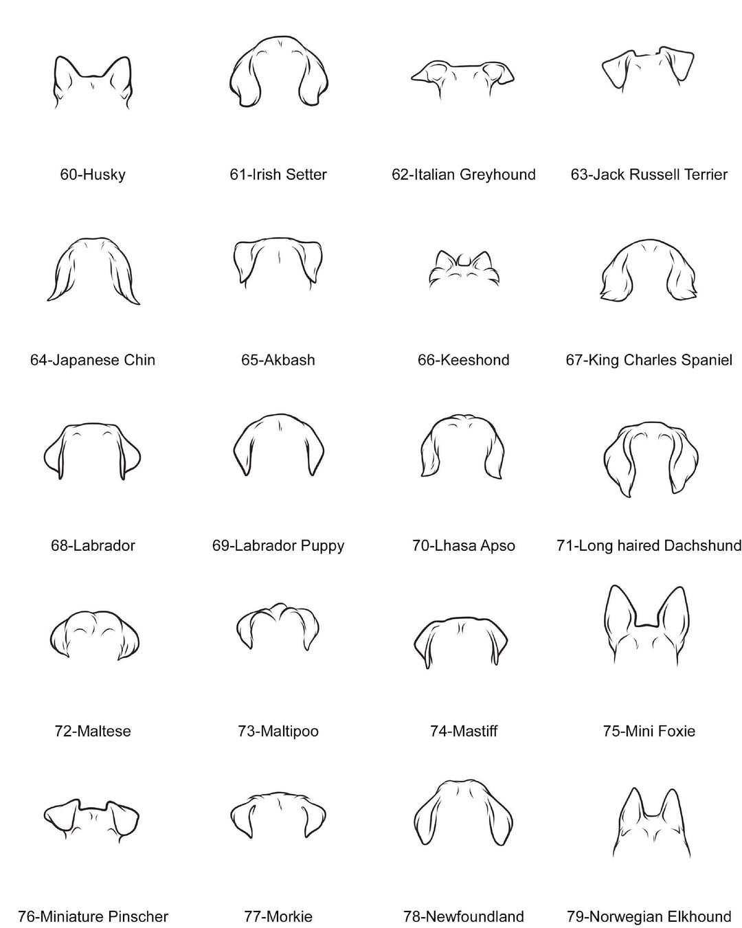 Personalized Dog ear Ornament, Custom Pet Name Christmas Keepsake, Dog Memorial Gift for Pet&nbsp;Lovers Keepsake