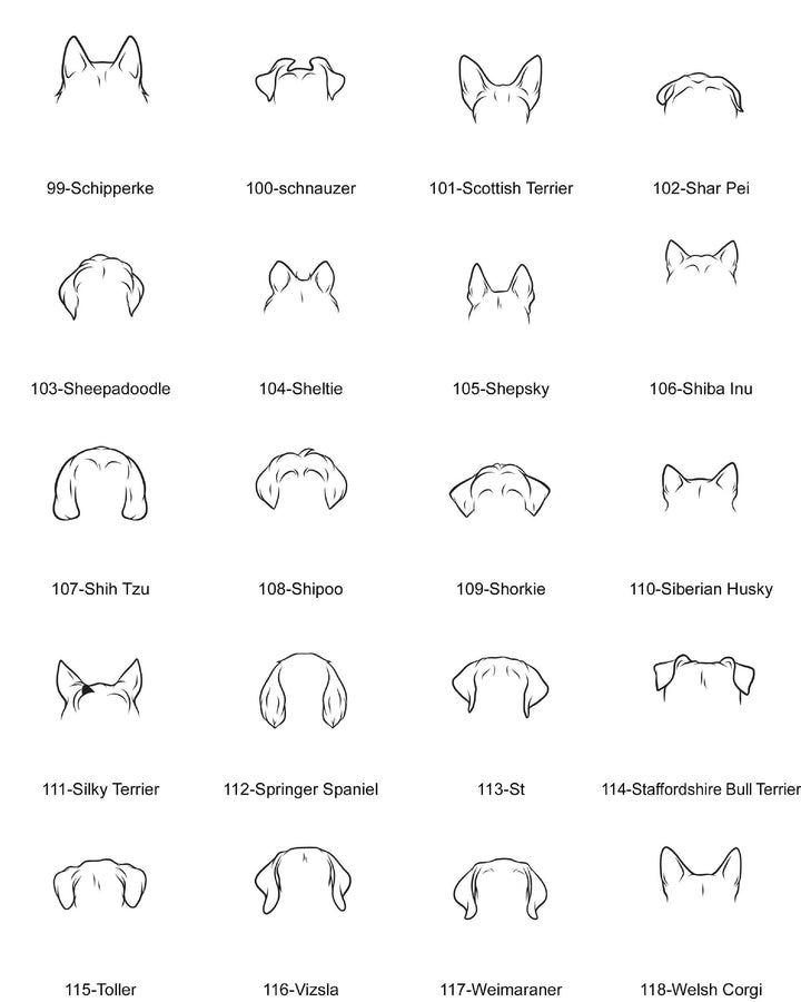 Personalized Dog ear Ornament, Custom Pet Name Christmas Keepsake, Dog Memorial Gift for Pet&nbsp;Lovers Keepsake