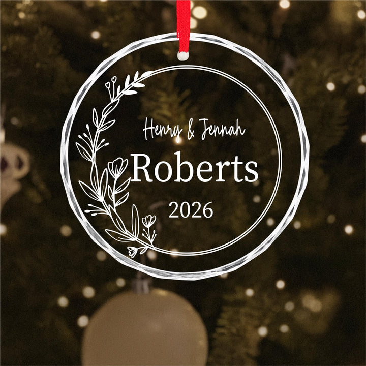 Custom Engraved Couple Name Gift | Wedding or First Christmas Keepsake 2026
